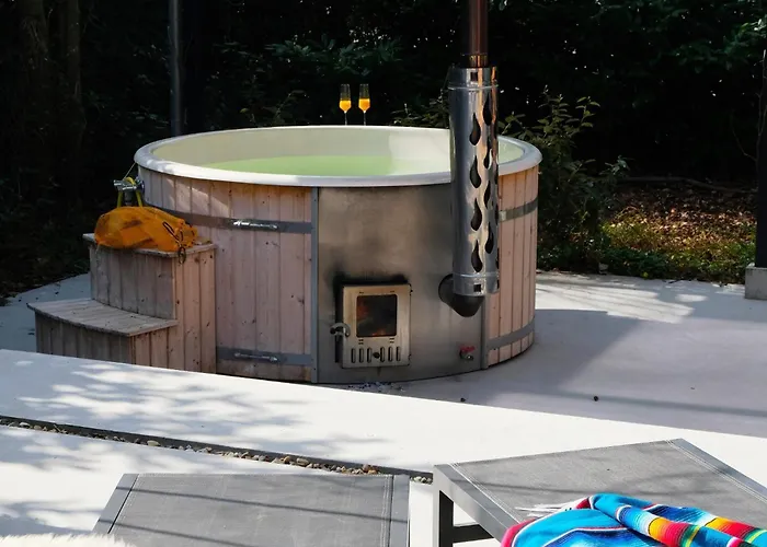 Houten Boshuis By Droomvilla Oosterhout (North Brabant)